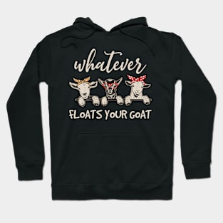 Furry Friends Chic Goat Tee for Animal Lovers Everywhere Hoodie